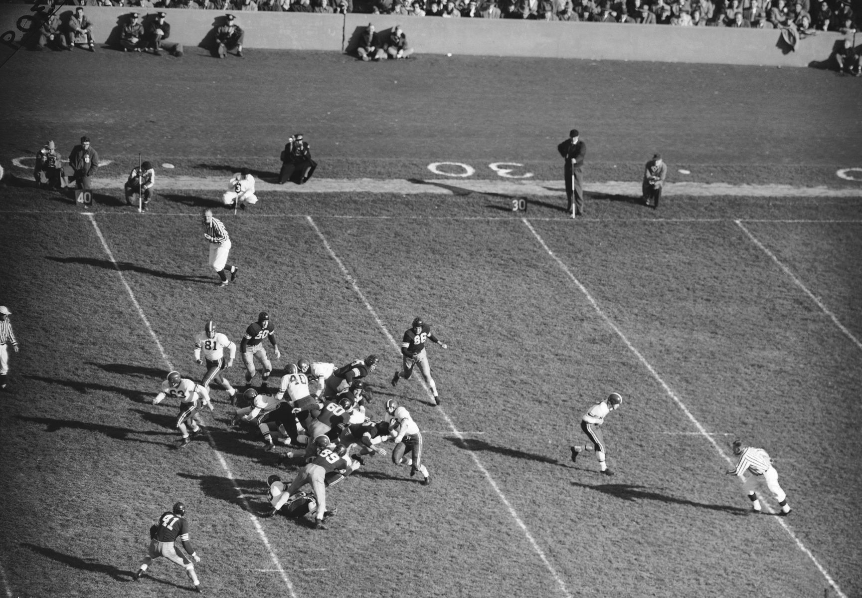 Alan Ameche, Jack Belejack, Rollie Strehlow, George King, Ciney Rich, Dean Perrin, Ray Evans